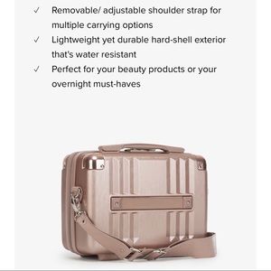 Calpak yellow gold vanity case